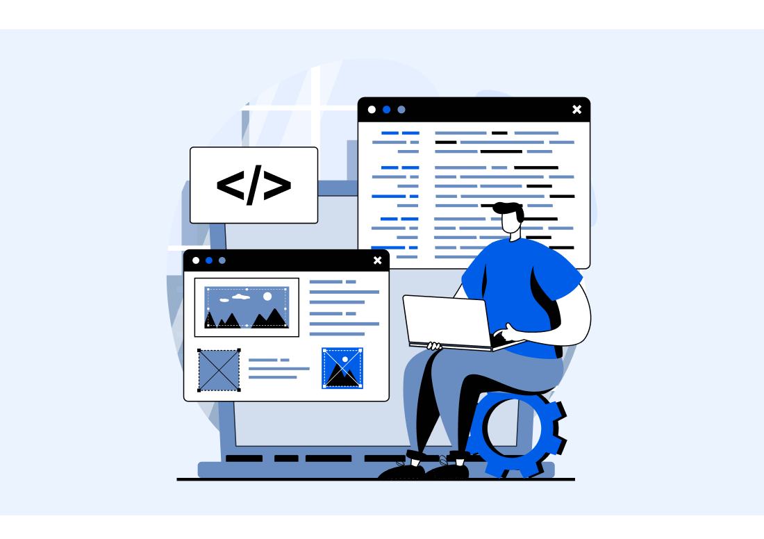 Web Development Illustration